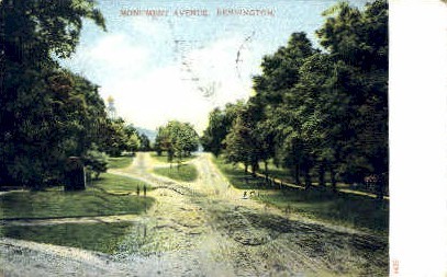 Monument Avenue - Bennington, Vermont VT Postcard
