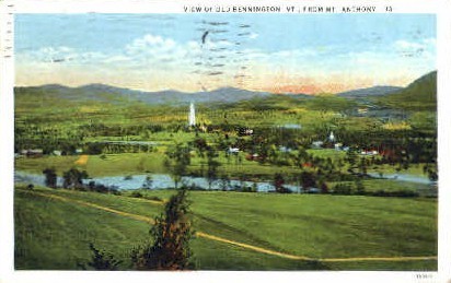 Mount Anthony - Bennington, Vermont VT Postcard