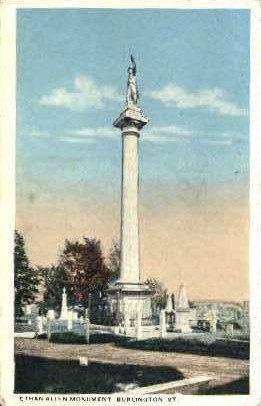 Ethan Allen Monument - Bennington, Vermont VT Postcard