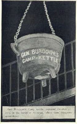 Gen. Burgoyne's Camp Kettle - Bennington, Vermont VT Postcard