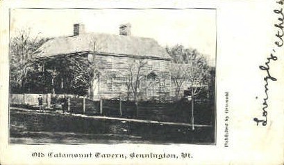 Old Catamount Tavern - Bennington, Vermont VT Postcard