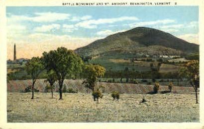 Battle Monument - Bennington, Vermont VT Postcard