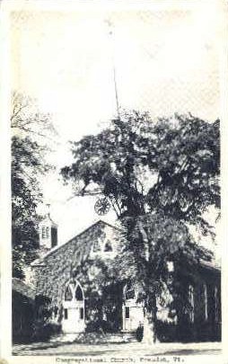 Congregational Church - Brandon, Vermont VT Postcard