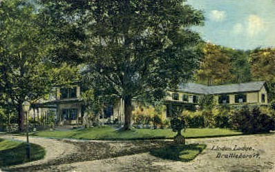 Linden Lodge - Brattleboro, Vermont VT Postcard