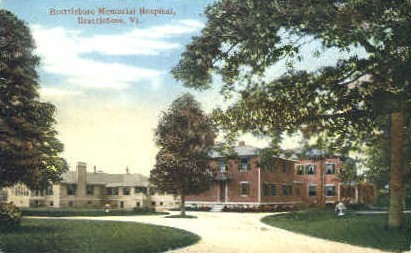 Brattleboro Memorial Hospital - Vermont VT Postcard