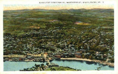 Mount Wantastiquet - Brattleboro, Vermont VT Postcard