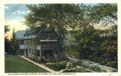 Naulhaka - Brattleboro, Vermont VT Postcard