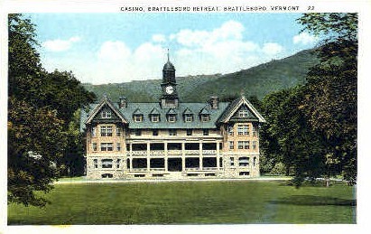 Casino - Brattleboro, Vermont VT Postcard