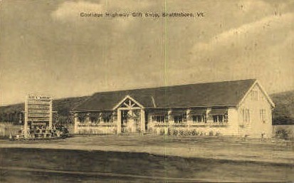 Coolidge Highway Gift Shop - Brattleboro, Vermont VT Postcard