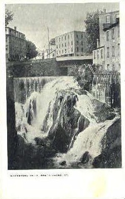 Whetstone Falls - Brattleboro, Vermont VT Postcard
