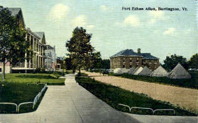 Fort Ethan Allen - Burlington, Vermont VT Postcard