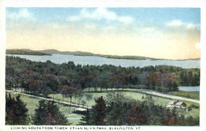 Ethan Allen Park - Burlington, Vermont VT Postcard