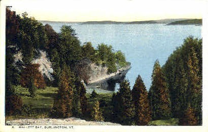 Malletts Bay - Burlington, Vermont VT Postcard