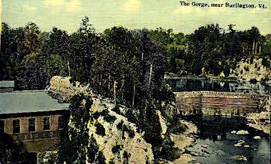 The Gorge - Burlington, Vermont VT Postcard
