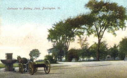 Battery Park - Burlington, Vermont VT Postcard