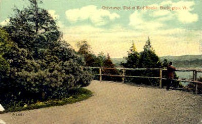 Red Rocks - Burlington, Vermont VT Postcard