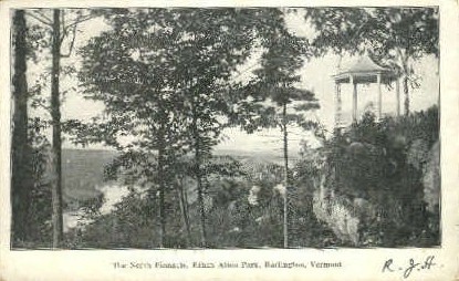Ethan Allen Park - Burlington, Vermont VT Postcard