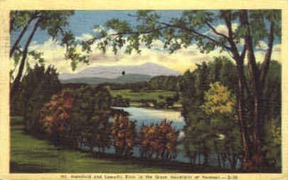 Mount Mansfield - Burlington, Vermont VT Postcard