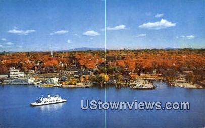 MV Adirondack - Burlington, Vermont VT Postcard
