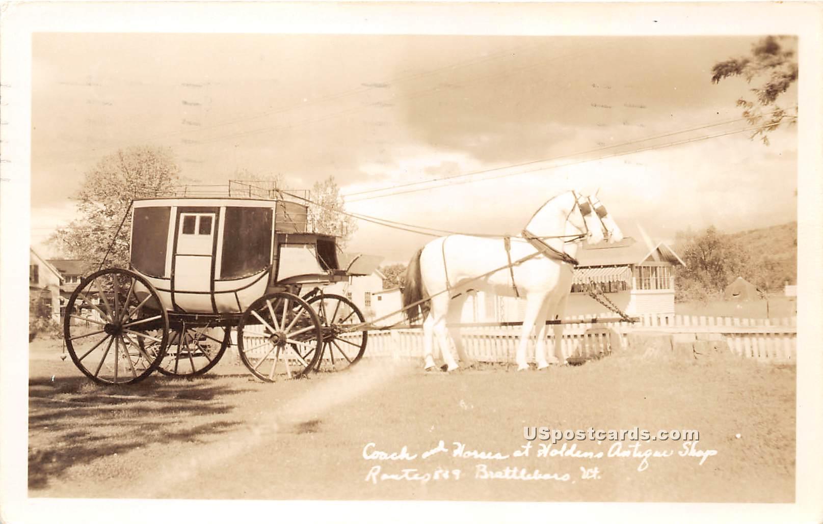 Coach & Horse - Brattleboro, Vermont VT Postcard