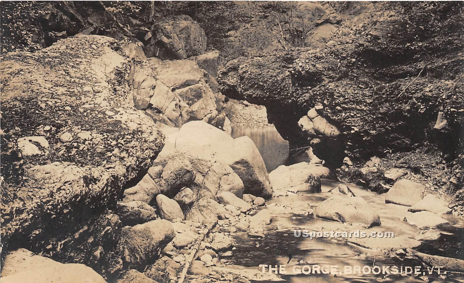 The Gorge - Brookside, Vermont VT Postcard