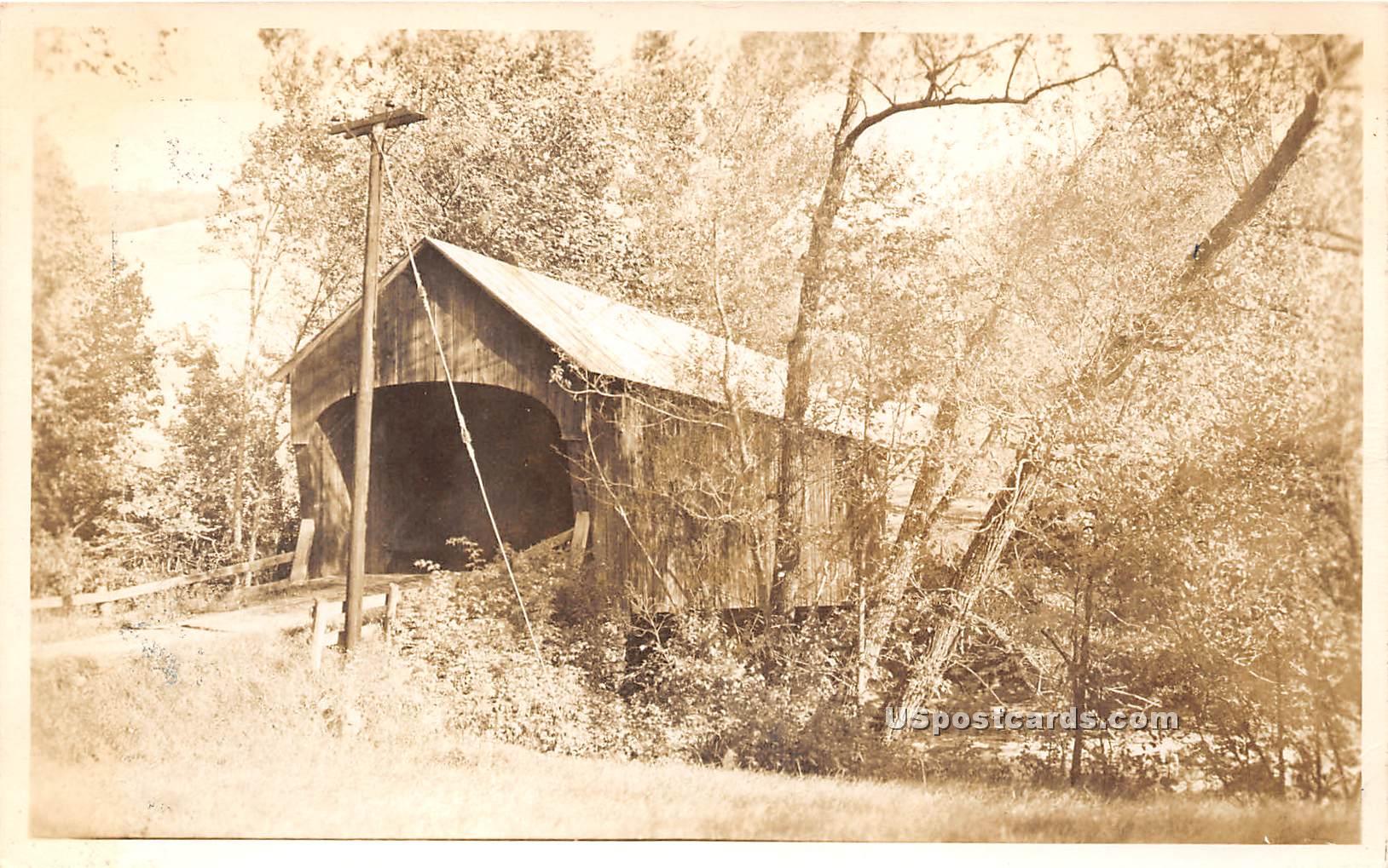 Covered Bridge - Chelsea, Vermont VT Postcard