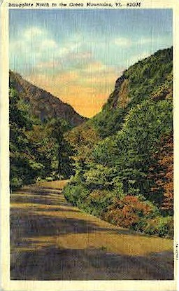 Smugglers Notch - Green Mountains, Vermont VT Postcard