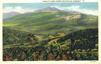 Camel's Hump - Green Mountains, Vermont VT Postcard
