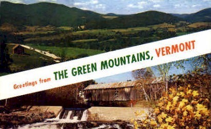Green Mountains - Vermont VT Postcard
