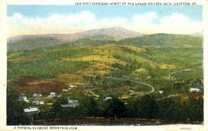 Southern Range - Green Mountains, Vermont VT Postcard