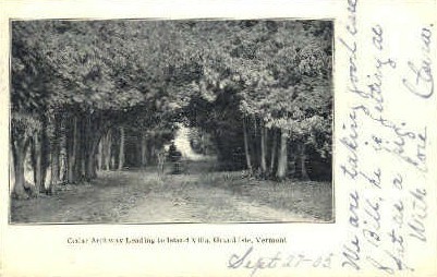 Island Villa - Grand Isle, Vermont VT Postcard