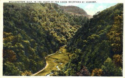 Williamstown Gulf - Green Mountains, Vermont VT Postcard