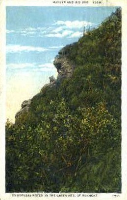 Smugglers Notch - Green Mountains, Vermont VT Postcard