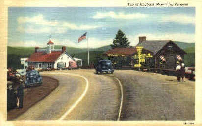 Top - Hogback Mountain, Vermont VT Postcard
