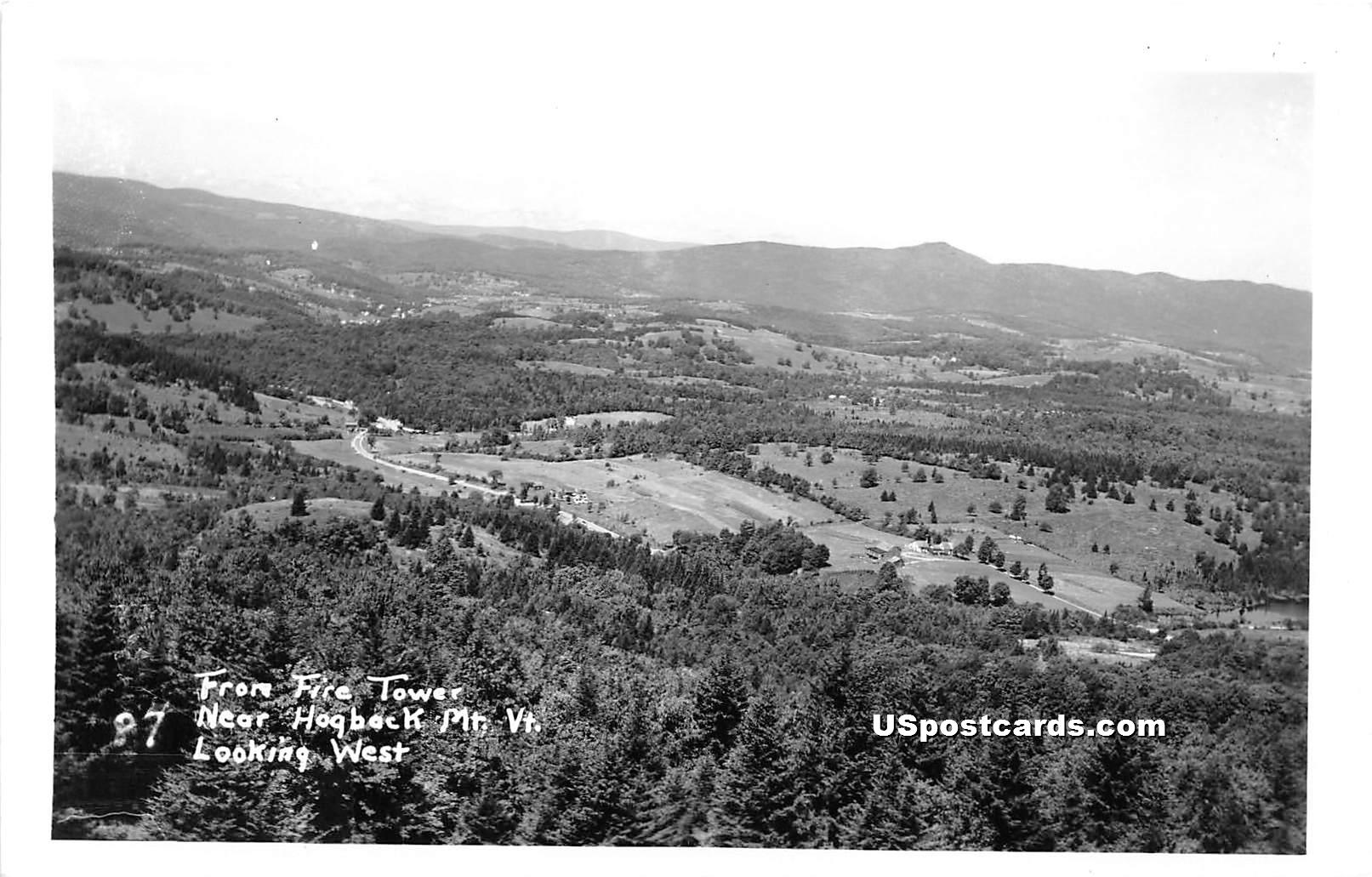 Fire Tower - Hogback Mountain, Vermont VT Postcard