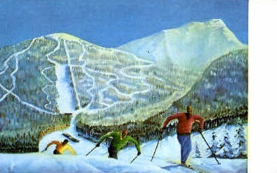 Skiing - Jay Peak, Vermont VT Postcard