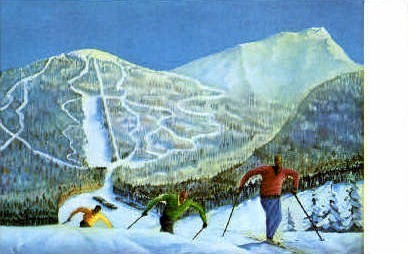 Skiing - Jay Peak, Vermont VT Postcard