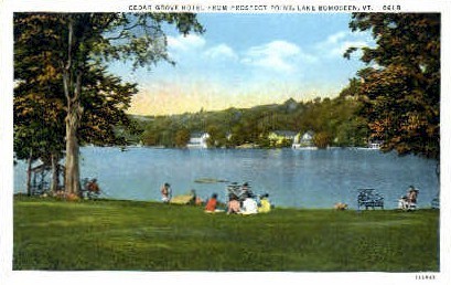Cedar Grove - Lake Bomoseen, Vermont VT Postcard