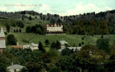 Odd Fellows Home - Ludlow, Vermont VT Postcard
