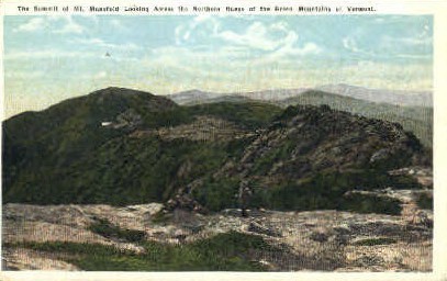 Mount Mansfield, Vermont, VT Postcard