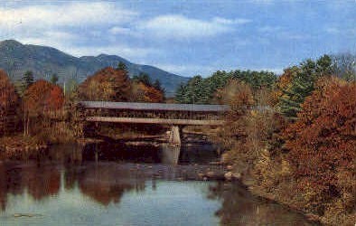 Covered Bridge - Misc, Vermont VT Postcard