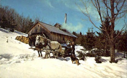 Sugaring - Misc, Vermont VT Postcard