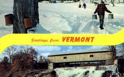Greetings - Misc, Vermont VT Postcard