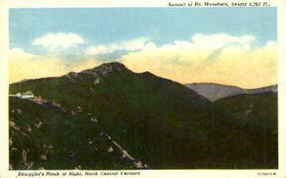 Mt Mansfield - Smuggler's Notch, Vermont VT Postcard