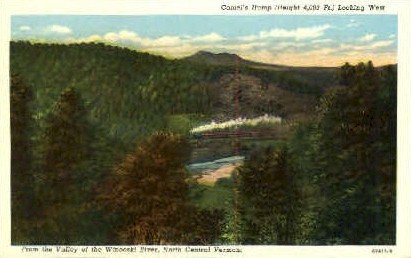 Camel's Hump - Winooski River, Vermont VT Postcard