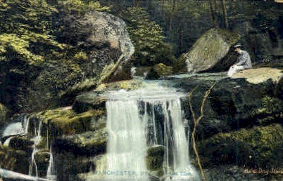 Downers Glen - Manchester, Vermont VT Postcard
