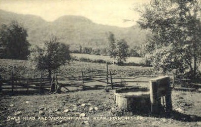 Vermont Farm - Manchester Postcard