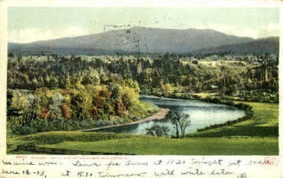 Winooski River - Mount Mansfield, Vermont VT Postcard