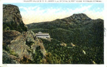 Nose and Chin - Mount Mansfield, Vermont VT Postcard