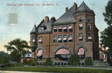 National Life Insurance - Montpelier, Vermont VT Postcard